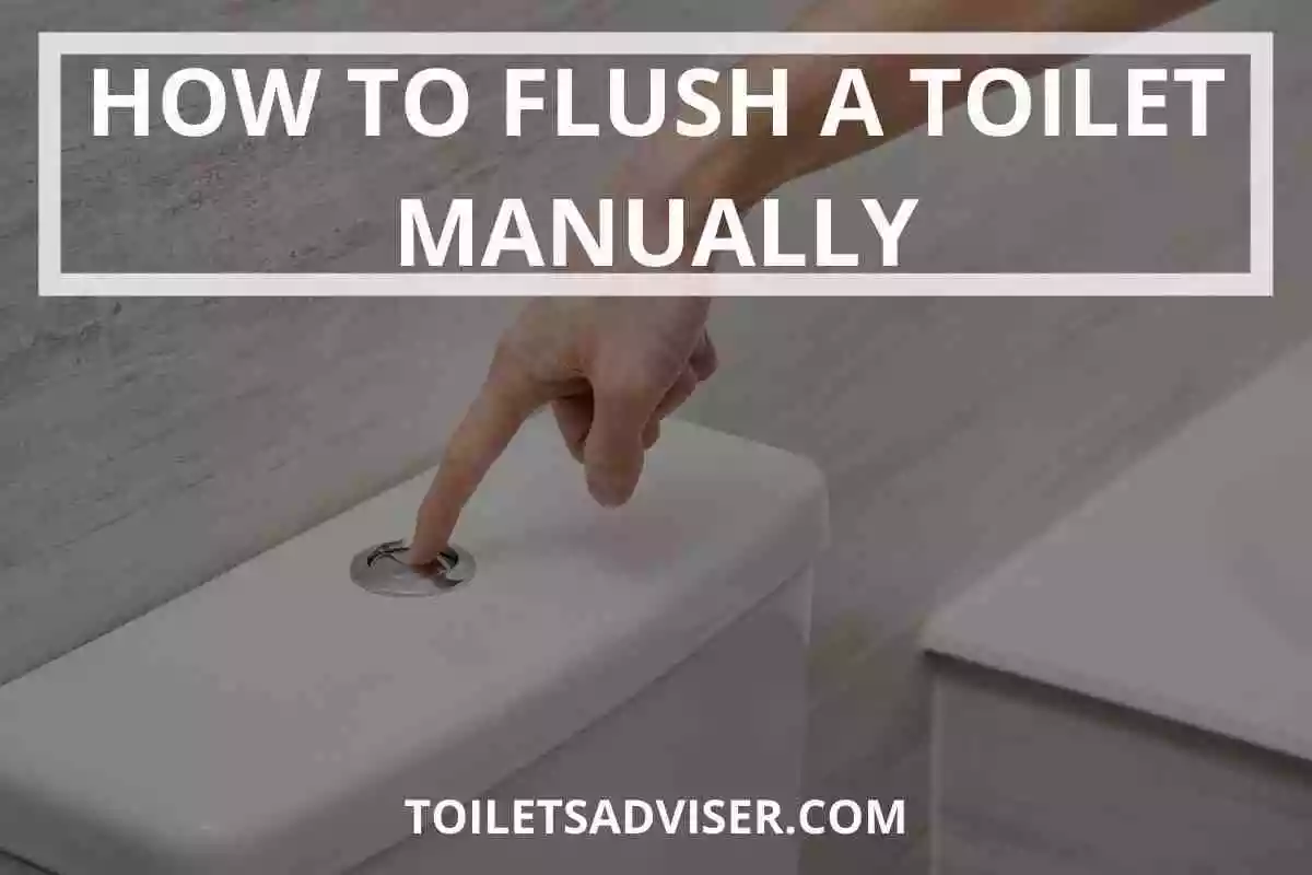 How To Flush A Toilet Manually