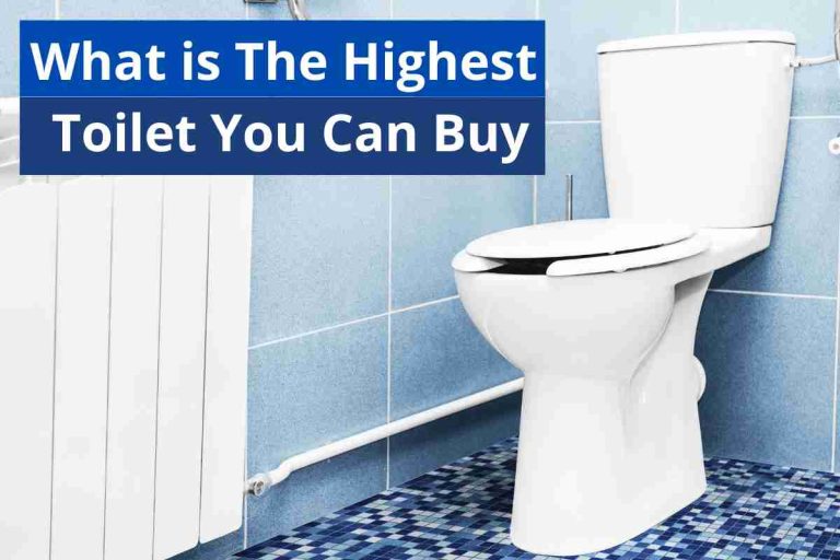 What Is The Highest Toilet You Can Buy(Convenient Height)2023