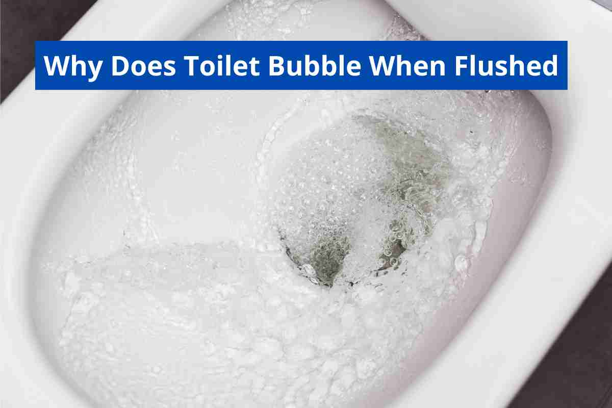 Why Does Toilet Bubble When Flushed
