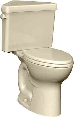 American Standard 270BD001.021 Cadet 3- Compact Corner Toilet