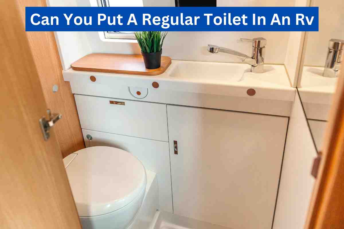 Can You Put A Regular Toilet In An RV
