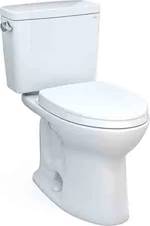 TOTO Drake Two-Piece Elongated 1.6 GPF TORNADO FLUSH Toilet